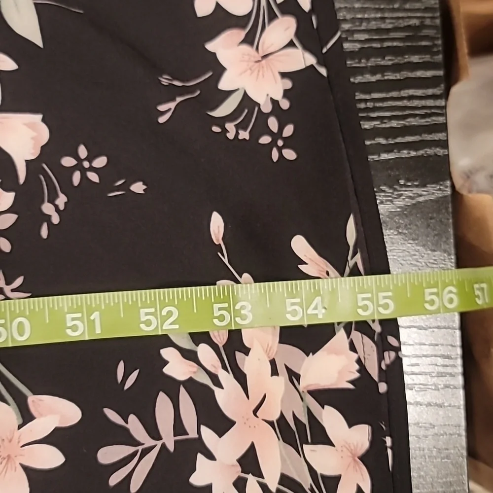 SHEIN CURVE VCAY FLORAL RACER BACK MAXI DRESS, SZ 4X
